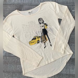 DKNY Long Sleeve Embellished Shirt